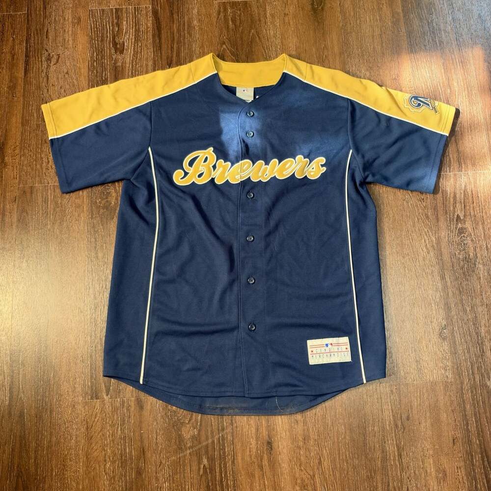 Genuine Merchandise MLB Milwaukee Brewers Corey Hart #1 Jersey Size L